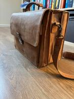 Lederen schoudertas Old West, Enlèvement, 15 pouces, Comme neuf, Sac à bandoulière