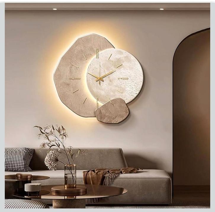 Scandinavische wandklok - NIEUW!!, Huis en Inrichting, Woonaccessoires | Klokken, Wandklok, Ophalen