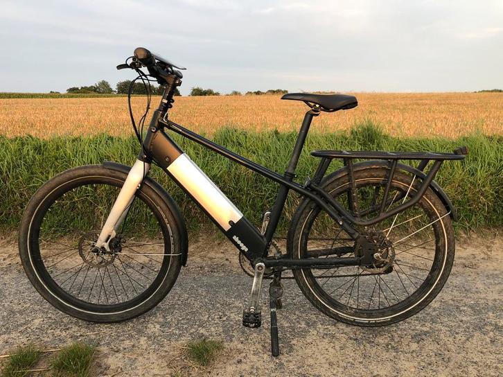 Vélo électrique Ahooga Modular UNISEX, Vélos & Vélomoteurs, Enlèvement, Utilisé, 30 à 50 km par batterie