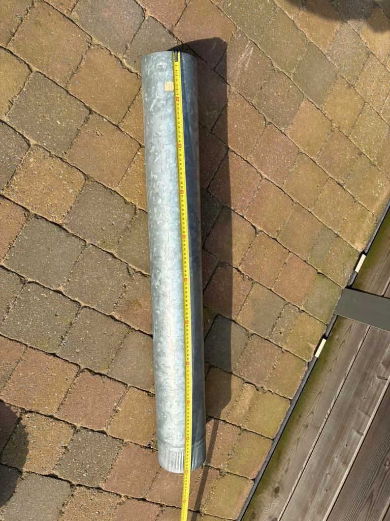 Gegalvaniseerde kachelbuis, Huis en Inrichting, Kachels, Ophalen, Zo goed als nieuw