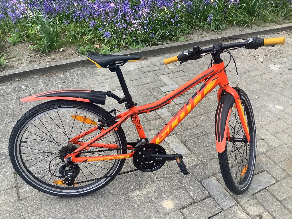 Scott Scale mountainbike - 24 inch - Oranje - 21 versnelling, Fietsen en Brommers, Fietsen | Kinderfietsjes, Ophalen, Gebruikt