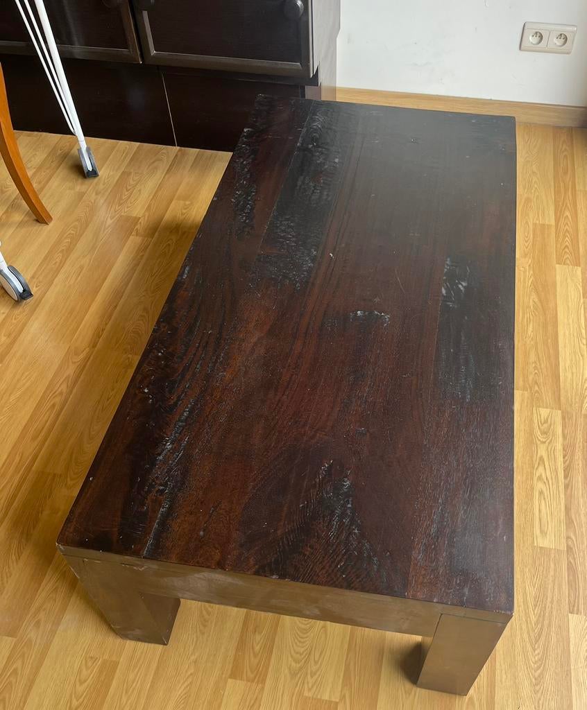 Table basse de salon bois massif, Enlèvement, Comme neuf