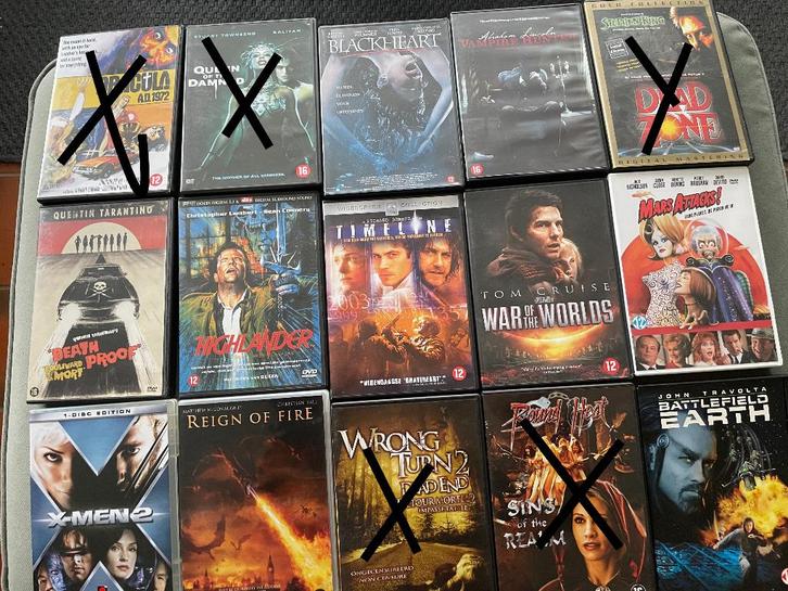 DVD 1,5 euro per stuk, CD & DVD, DVD | Action, Comme neuf, Action, Enlèvement ou Envoi