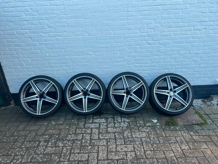 Axxion AX7 met NIEUWE BANDEN - 20” velgen - 5x112 - ET30, Autos : Pièces & Accessoires, Pneus & Jantes, Pneus et Jantes, 20 pouces