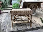 Rotan bijzettafeltje, Ophalen, Gebruikt, Rechthoekig, Vintage