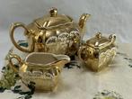 Sadler Gold Lustre 3 delige thee-set 1950 Zeldzaam + theepot, Ophalen of Verzenden