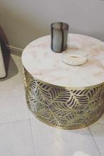 Table salon, Maison & Meubles, Tables | Tables de salon, Verre, Comme neuf, Enlèvement, 50 à 100 cm