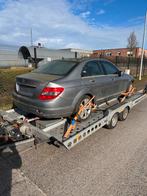 Mercedes c200cdi W204 2010, Auto's, 100 kW, Achterwielaandrijving, Zwart, Leder en Stof