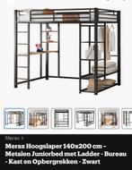 Junior hoogslaper met bureau, Huis en Inrichting, Slaapkamer | Stapelbedden en Hoogslapers, Ophalen, Hoogslaper