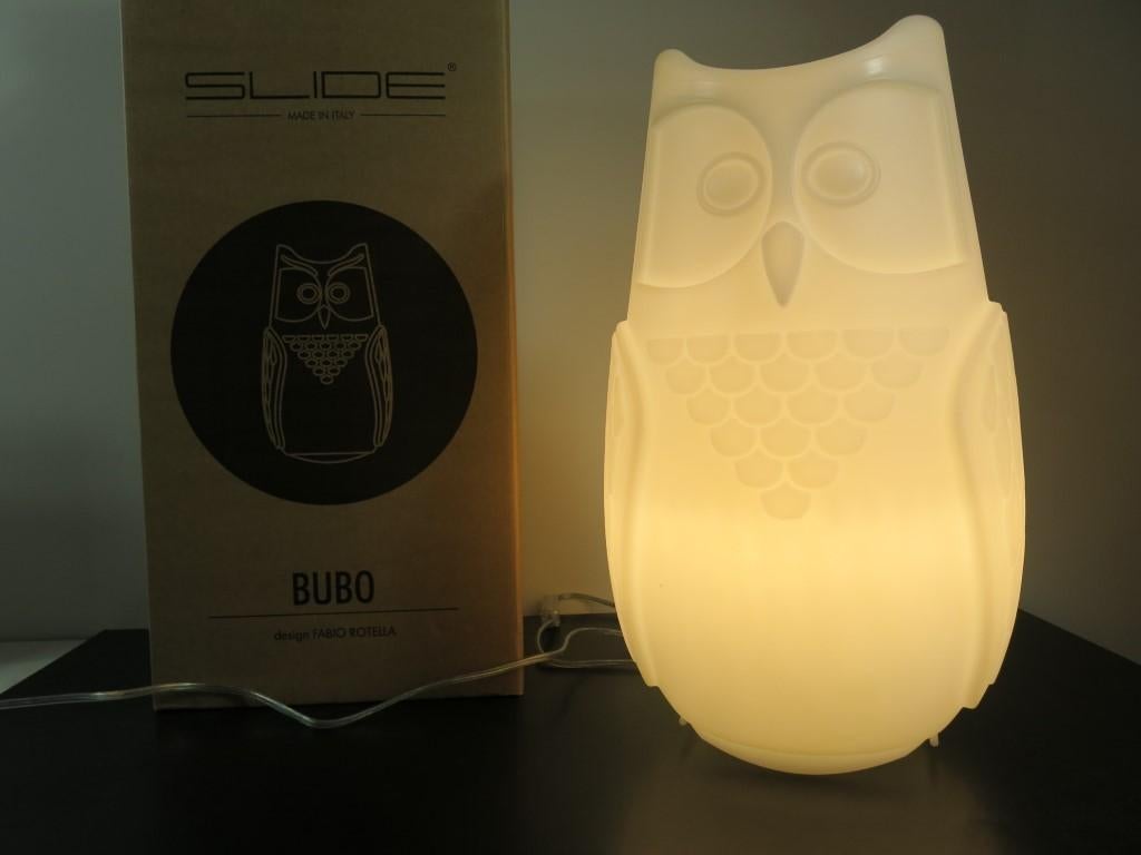 lampe hibou colorée Slide Bubo, fabriquée en Italie neuve, Enlèvement ou Envoi, Neuf, Synthétique