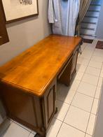 Bureau in massief hout (kerselaar), Huis en Inrichting, Ophalen, Gebruikt, Bureau