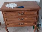 houten kastje met 3 schuiven, Huis en Inrichting, Kasten | Ladekasten, Ophalen