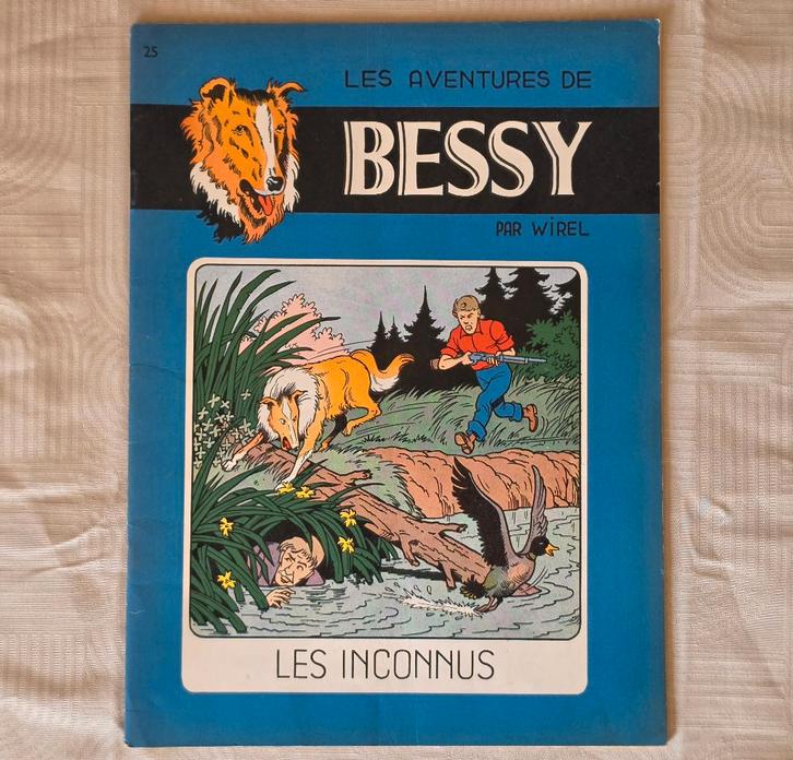 BESSY 25 ( 1 édition / 1e druk ) Les Inconnus 1958, Boeken, Stripverhalen, Gelezen, Eén stripboek, Ophalen of Verzenden