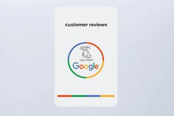 Carte d'évaluation Google NFC 