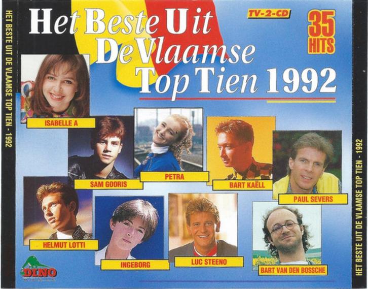 2-CD-BOX * Het Beste uit de Vlaamse Top Tien 1992, Cd's en Dvd's, Cd's | Pop, Ophalen of Verzenden