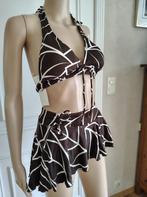 Bikini met bijhorende pareo, Kleding | Dames, Badmode en Zwemkleding, Verzenden, Bruin, Bikini