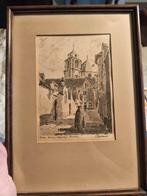 Ets 'Zonnig Begijnhof te Mechelen' (Jan Hermus)., Enlèvement