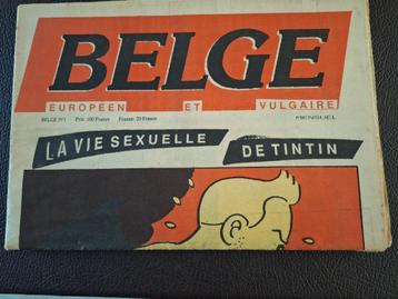 Krant/Journal BELGE N1 – TINTIN- BUCQUOY – 1990 disponible aux enchères