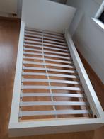 Wit 1 persoonsbed inclusief lattenbodem, Huis en Inrichting, Slaapkamer | Bedden, Ophalen, Wit