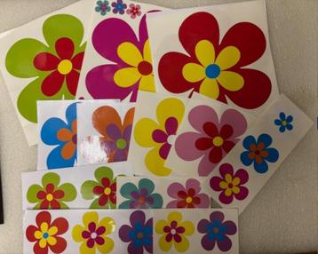 Flower Power stickers voor auto beschikbaar voor biedingen