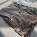 Chaps Heren Overhemd - Bruin Geruit, Maat L, Kleding | Heren, Overhemden, Bruin, Chaps, Ophalen of Verzenden, Zo goed als nieuw