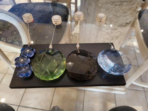 Swarovski raamornamenten 4 stuks, Verzamelen, Swarovski, Zo goed als nieuw, Ophalen
