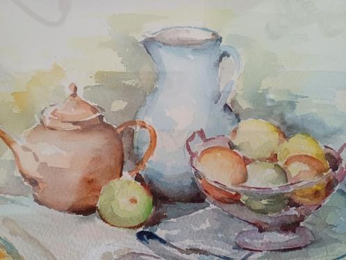 AQUARELLEN M.VAN DEN BEMPT, Antiek en Kunst, Kunst | Schilderijen | Modern, Ophalen of Verzenden