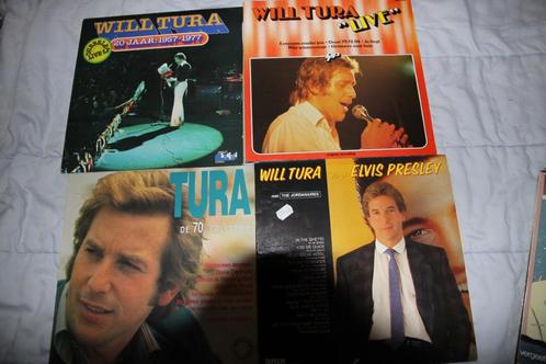 Lp's  8 Albums Van Will Tura in zeer goede staat, Cd's en Dvd's, Vinyl | Nederlandstalig, Zo goed als nieuw, Overige genres, 12 inch