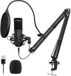 USB Microphone Bundle - Condenser Studio Microphone, Muziek en Instrumenten, Ophalen of Verzenden, Nieuw