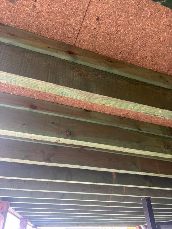 Kepers gedrenkt 19 stuks / +- 130 lopende meter, Doe-het-zelf en Bouw, Platen en Panelen, Zo goed als nieuw, Ophalen