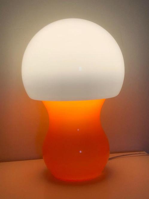 Lampe opaline champignon année 70, Antiek en Kunst, Antiek | Verlichting, Ophalen