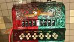 – Gabbanelli M900 Accordion  Red/Green Eagle Design – 9, Overige formaten, Ophalen of Verzenden, Zo goed als nieuw, Met koffer