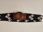 Vintage 80´s boho hippie kralen stretch riem, Ophalen of Verzenden