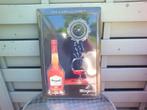 Metalen reclamebord Bisquit cognac., Ophalen of Verzenden, Nieuw, Reclamebord