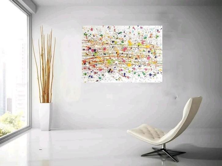 ︎Title.Little moment's of our life, Antiek en Kunst, Kunst | Schilderijen | Abstract, Ophalen