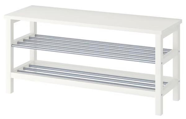 Schoenrek tjusig ikea wit, Huis en Inrichting, Kasten | Schoenenrekken, Zo goed als nieuw, Ophalen