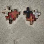 Tieberghien, kruisjes in keramiek, Antiek en Kunst, Antiek | Keramiek en Aardewerk, Ophalen of Verzenden