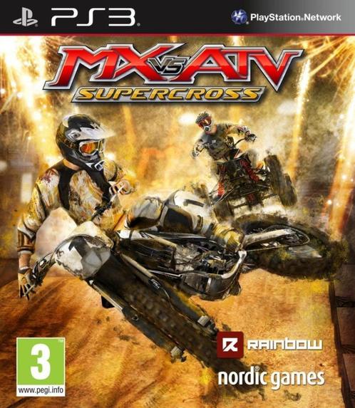 MX vs ATV Supercross (zonder boekje), Games en Spelcomputers, Games | Sony PlayStation 3, Zo goed als nieuw, Racen en Vliegen