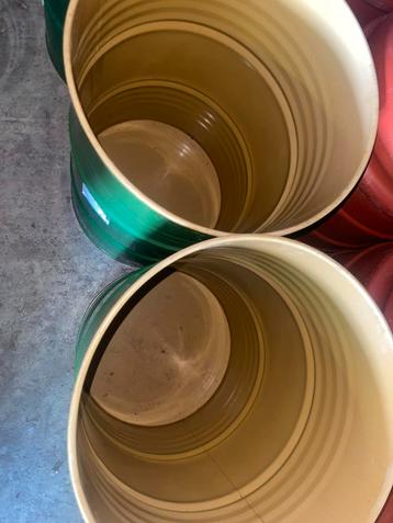 Metalen vat van 220 liter. Voedsel en 100% SCHOON. LEVERING beschikbaar voor biedingen