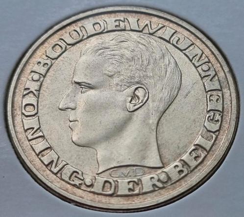 +++ MEDAILLESLAG +++ 50 Frank Expo '58 Vlaams / Topkwaliteit, Postzegels en Munten, Munten | België, Losse munt, Zilver, Zilver