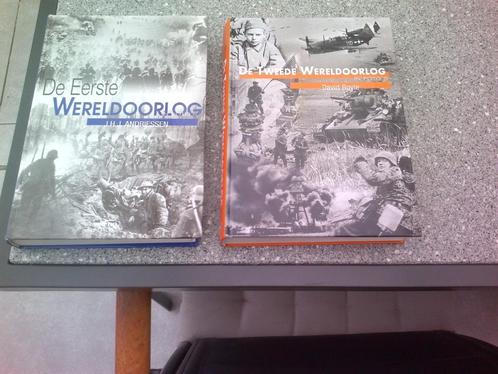 2 Oorlogsboeken Wo 1 en 2 in foto's., Livres, Guerre & Militaire, Comme neuf, Général, Enlèvement ou Envoi