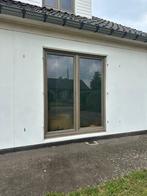 Ramen PVC dubbel glas en buitendeur, Ophalen, Gebruikt, Gevelraam of Ruit, Dubbelglas