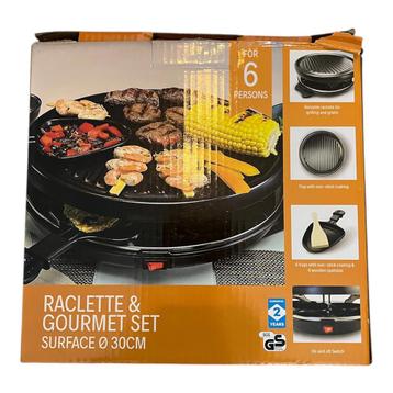 6 person Raclette & Gourmet set beschikbaar voor biedingen
