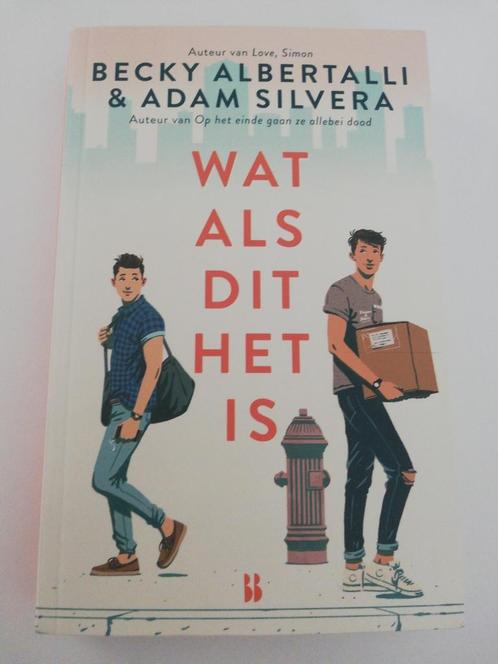 Becky Albertalli - Wat als dit het is, Boeken, Kinderboeken | Jeugd | 13 jaar en ouder, Zo goed als nieuw, Ophalen of Verzenden