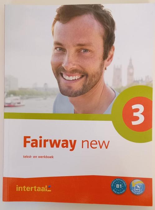 Fairway new 3 Tekst- en werkboek Engels met online-mp's, Boeken, Studieboeken en Cursussen, Zo goed als nieuw, Overige niveaus