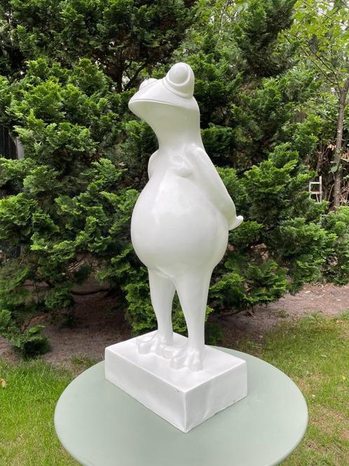 (Tuin)Beeld kikker, eye catcher zwembad, vijver 80 cm!!, Tuin en Terras, Tuinbeelden, Nieuw, Dierenbeeld, Kunststof, Ophalen