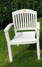 Hartman Tuinstoelen wit - 4 beschikbaar, Ophalen, Gebruikt, Kunststof