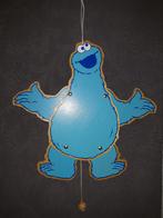 Cookie Monster figuur, Kinderen en Baby's, Speelgoed | Houten speelgoed, Gebruikt, Ophalen of Verzenden, Duw- of Trekspeelgoed