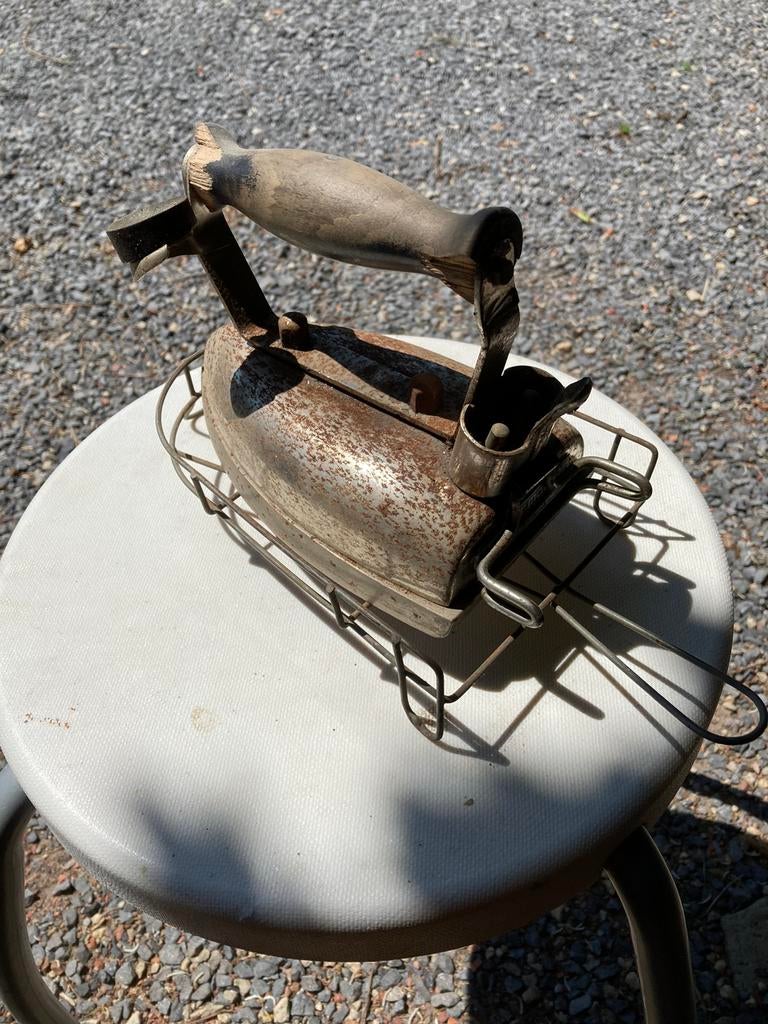 Fer à repasser ancien 6 fers, Antiquités & Art