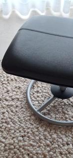 Zwarte Ikea Malung voetenbank. Als nieuw., Comme neuf, Enlèvement, Moins de 50 cm, Rectangulaire